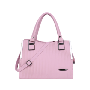 pink handbag with shoulder strap stylish tote bag for women