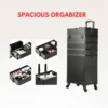 makeup vanity trolley spacious organizer with large storage compartments cosmetic case