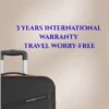 trolley suitcase features scratch resistant exterior combination lock 360 dual wheels spacious interior