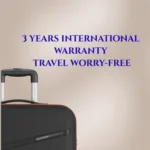 👉 trolley suitcase 3 years international warranty travel worry free luggage
