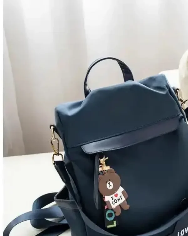 Elegant waterproof backpack purse featuring spacious compartments, premium finish, and versatile carry options for modern everyday use.